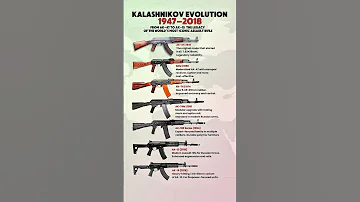 Evolution Of Kalashnikov Rifles 1947 2018 From AK 47 To AK 15 