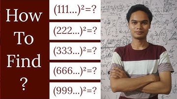 Square Of Numbers Containing Only 1/2/3/6/9 - By Shubham Jha | In Hindi