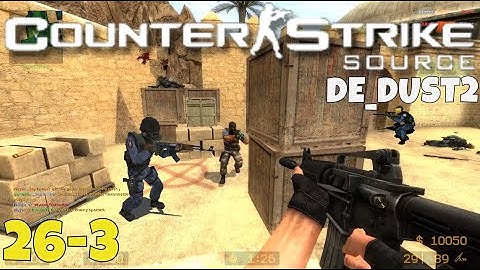 Counter-Strike: Source 2021 Gameplay - de_dust2 (26-3)