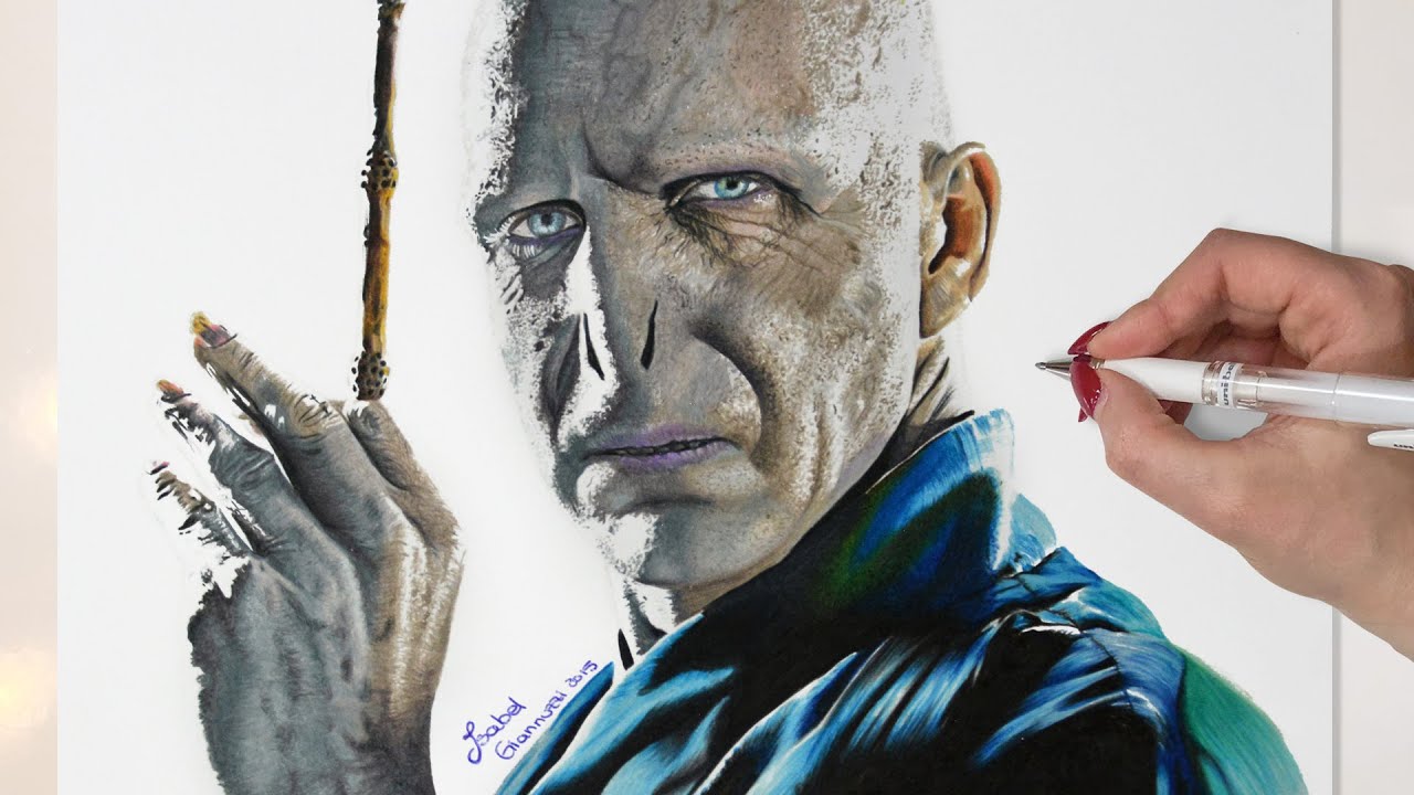 VOLDEMORT DRAWING VIDEO - YouTube
