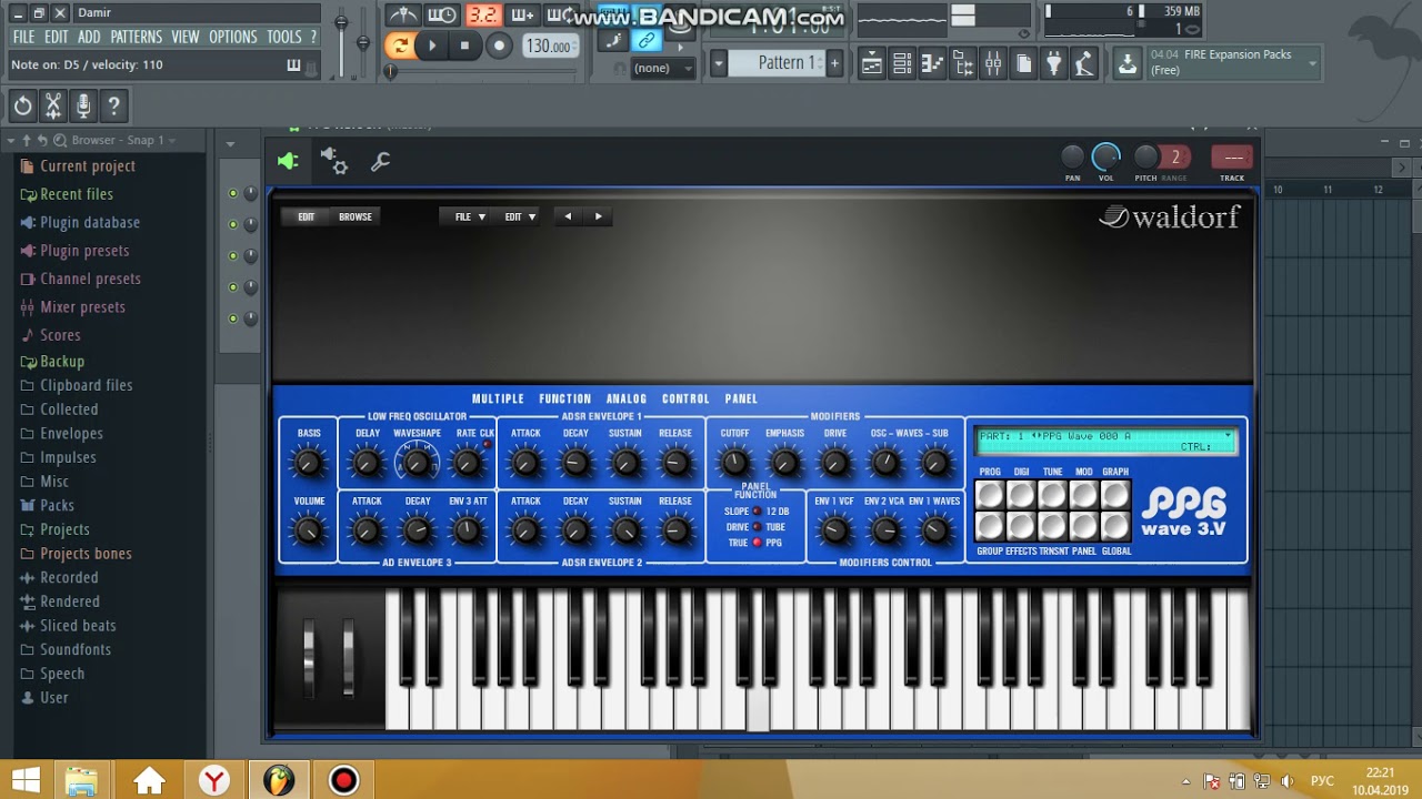 PPG Wave simulator - YouTube