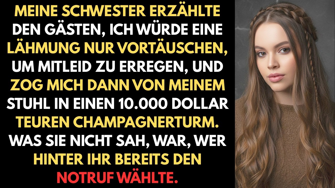 Meine Schwester hat mich auf ihrer Verlobungsfeier aus dem Rollstuhl geschubst: „Hör auf