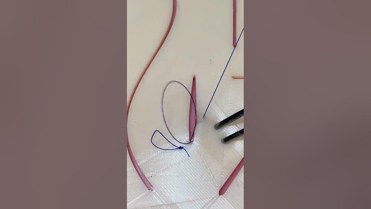 КОСМЕТИЧЕСКИЙ ШОВ ПО ХОЛСТЕДУ | SCALPEL.MED #shorts - YouTube