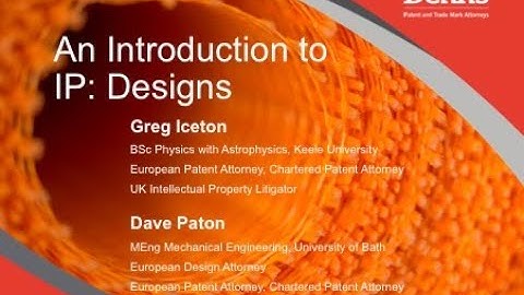WEBINAR: An Introduction to IP - Designs