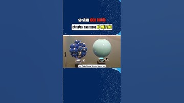 So sánh kích thước các hành tinh trong Hệ Mặt Trời #shorts