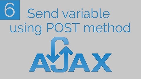 [Learn Ajax] #6 : Send variable using post method