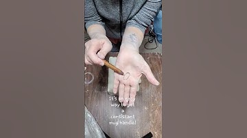 An easy way to pull a nice and consistent mug handle!