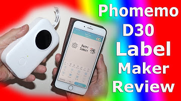Phomemo D30 Label Maker Review