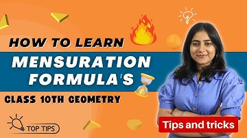 Tricks to learn Mensuration Formula