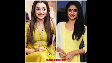 Trisha vs Keerthi Suresh |#shorts