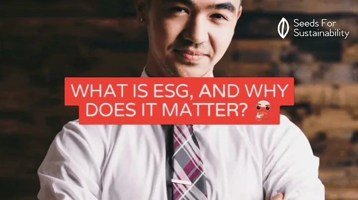 What is ESG and why does it matter?