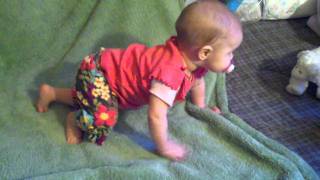 Juliette crawling 3/20/11