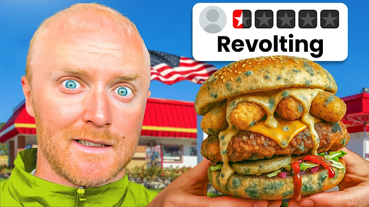 I Tried AMERICAN Fast Foods!