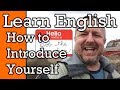 Learn How To Introduce Yourself In English Video With Subtitles