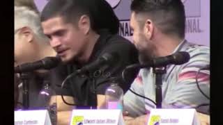 Reyes bromance 💕 Clayton Cardenas J.D.Pardo ( Mayans MC comic con sdcc 2018)