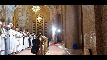 تراويح من داخل المسجد للقارئ عمر القزابري من رمضان 2019 الليلة 25 الحشر والممتحنة والصف والجمعة