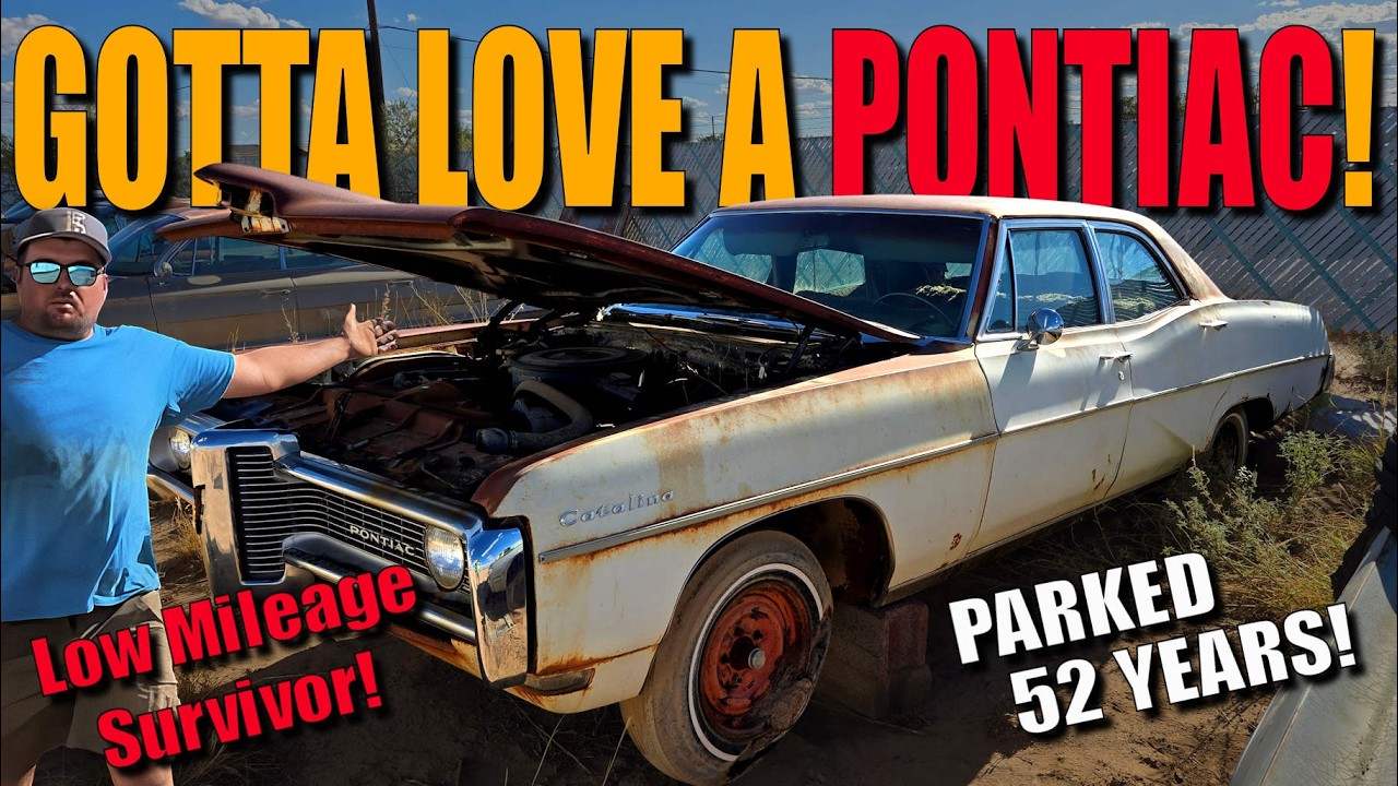 Will This ABANDONED LOW MILEAGE Pontiac Run And Drive After 52 Years?