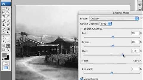 Learn Photoshop - How to Create a Split Tone Effect