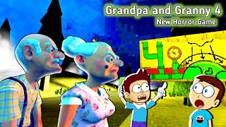 Grandpa and Granny 4 Online Multiplayer Game | Shiva and Kanzo Gameplay