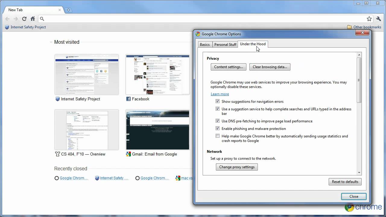 Google Chrome - Examining Security Certificates