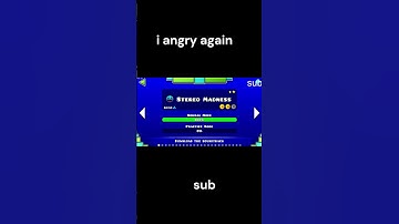 i angry again #geometrydash #gdupdate #geometrydashplayer #gaming #gd #games #lobotomydash #speedrun