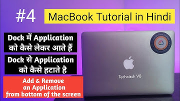 How to Add and Remove Apps from the Dock on MAC | How to use the Dock on your Mac