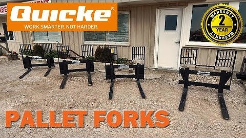 Quicke Original Implements: Walk-Through Pallet Forks
