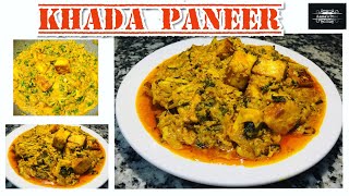 Khada Masala Paneer with coconut recipe | Paneer recipe | Paneer coconut curry by AAMA’S DINE