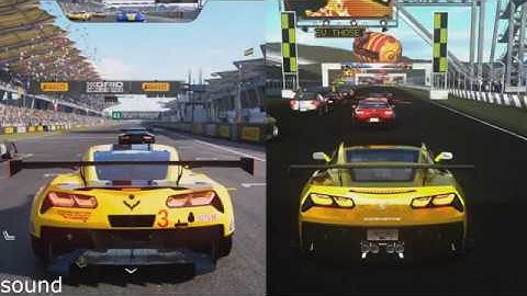 GRID(2019) VS NFS ProStreet (2007) /w graphics mod [Comparison]