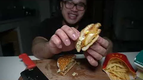Whispering & Eating All Of Mc Donald's Burger Menu...