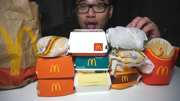 Whispering & Eating All Of Mc Donald's Burger Menu...