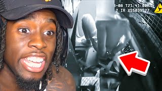 Kai Cenat Reacts To iShowSpeed Getting ARRESTED.. (Bodycam Footage)