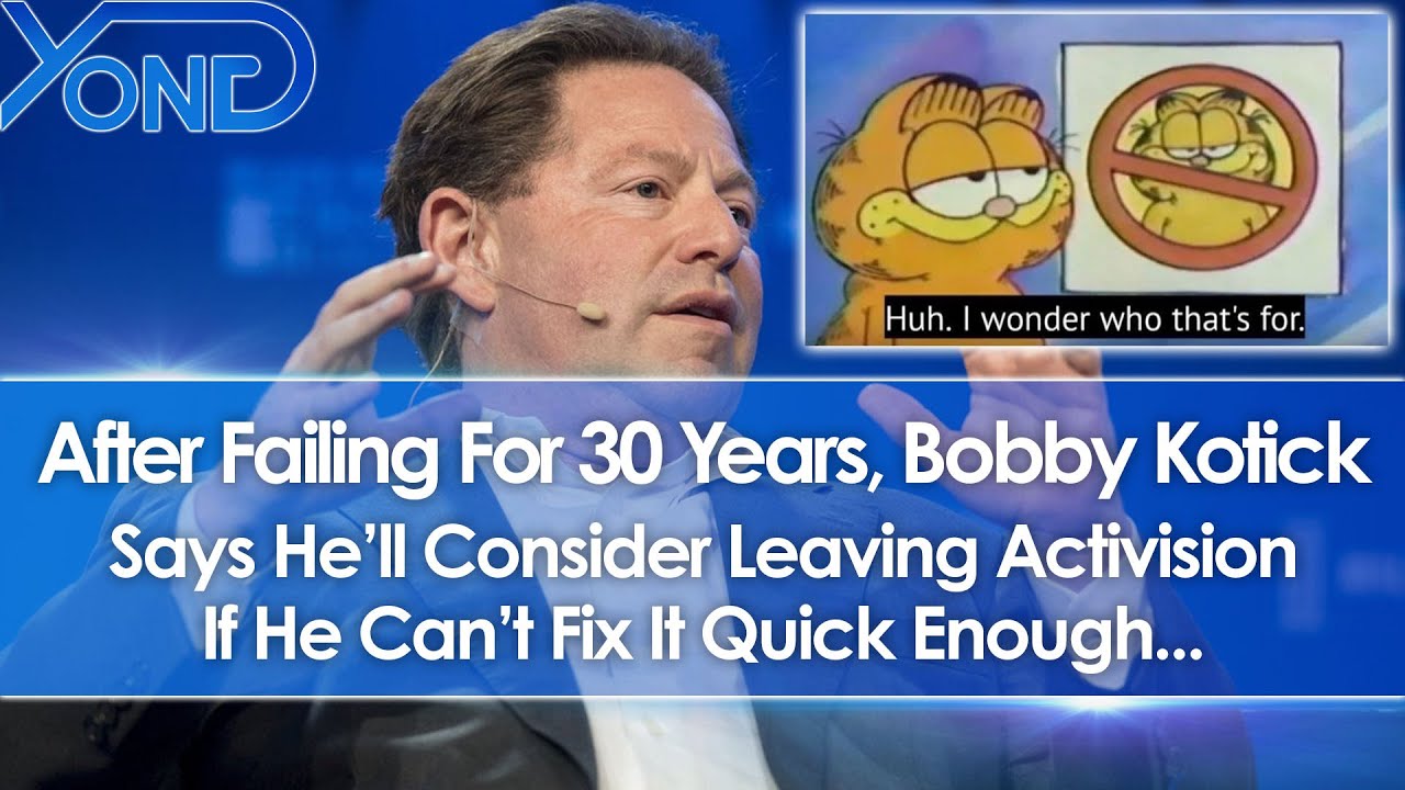 CEO Bobby Kotick Says He'll Consider Leaving Activision Blizzard If He Can't Fix It Quick Enough...