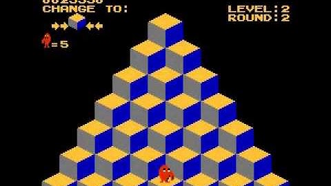 Q-bert (NES / Nintendo) -high score: 66020