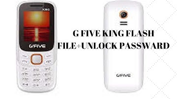 G five king flash file+unlock passward easy way