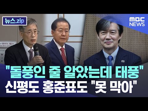 &quot;돌풍인 줄 알았는데 태풍&quot; 신평도 홍준표도 &quot;못 막아&quot; [뉴스.zip/MBC뉴스]