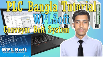 Conveyor belt system with delta PLC programming | PLC Bangla Tutorial
