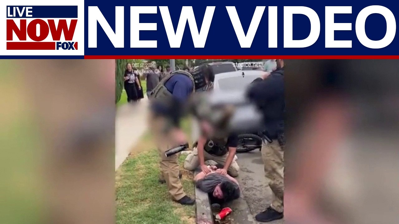 ⁣Video of ICE agents detaining Long Beach man draws criticism