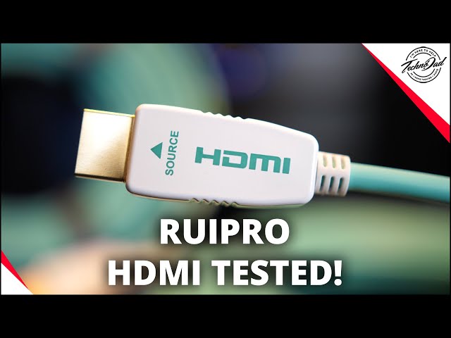 *TESTED* RUIPRO 8K HDMI 2.1 Copper and Fiber Optic Cables | RUIPRO 8K Gen 3