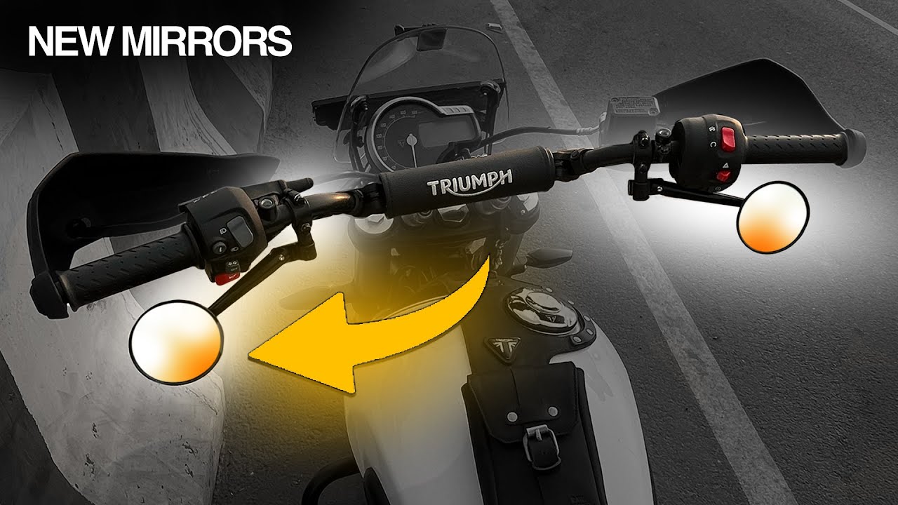 What MIRRORS are these? | Triumph Scrambler 400x | Bike Accessories