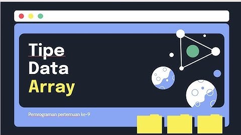 Pemahaman Tipe Data Array Dalam Bahasa Pemrograman PHP