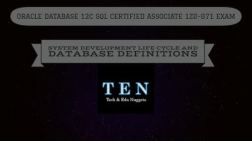 What is SDLC & Database Definitions? | Lec- 01| Oracle Database 12c Certification Exam1Z0-071