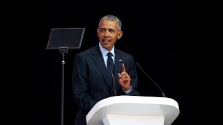 Barack Obama rend hommage à Nelson Mandela