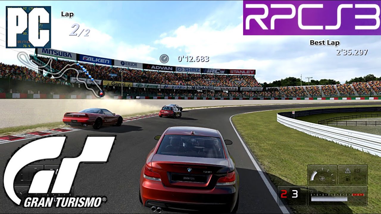 RPCS3 0.0.17-12648, Gran Turismo 5 4K UHD 60FPS FSR Scaling
