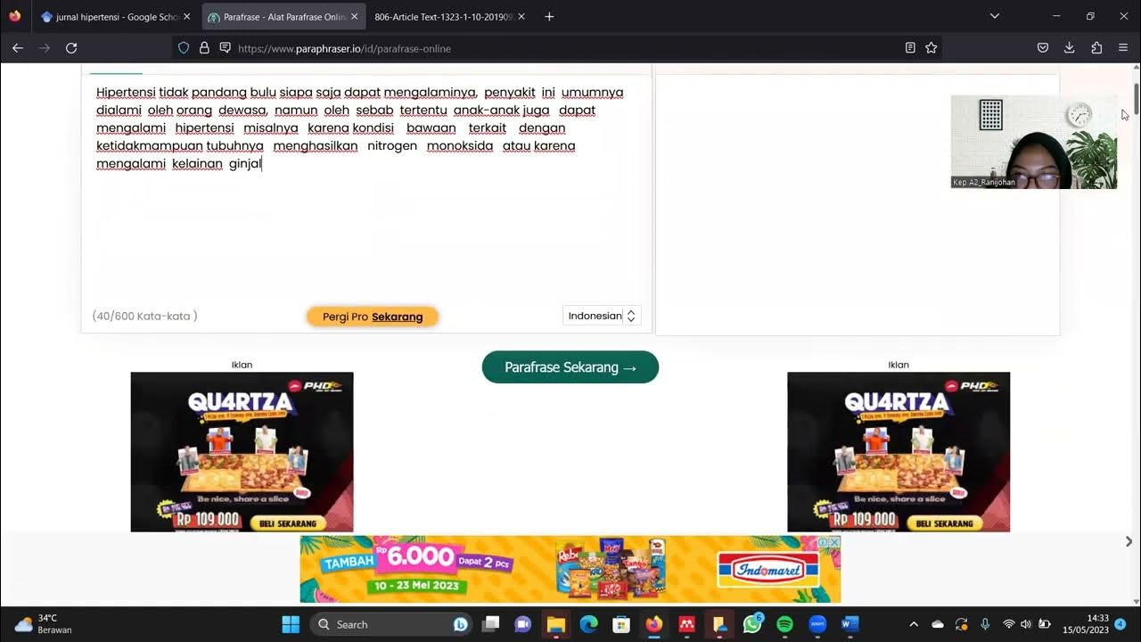 Cara memakai mendeley dan memparafrase universitas binawan youtube