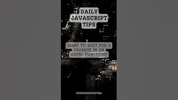 Waiting for a Promise in an Async Function: Synchronize Asynchronous JavaScript