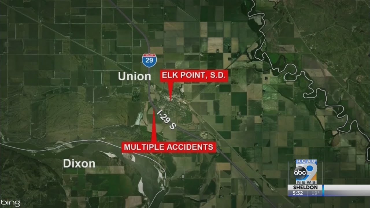 Multiple Accidents Near Elk Point, S.D. YouTube