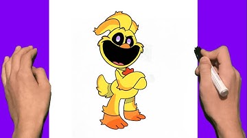 How to DRAW KICKIN CHICKEN - Smiling Critters- Poppy Playtime Chapter 3