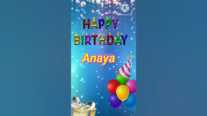 Happy birthday 🎂 Anaya |Colourful theme 🥳 Celebrate 🎉 your special day #birthday#status#wishes#gif