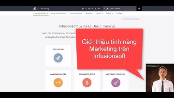 Giới thiệu tính năng Marketing trên Infusionsoft